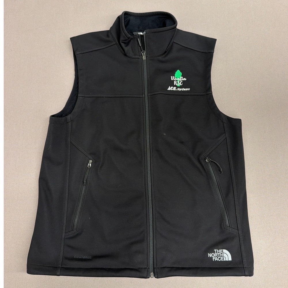 The North Face Mens WindWall Softshell Vest Black Ace Hardware Large